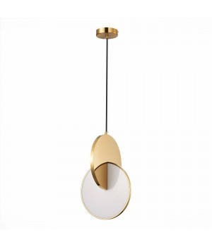 SL6107.203.01 Светильник подвесной ST-Luce Золотистый/Белый Золотистый LED 1*14W 3000K Eclisse-foto2