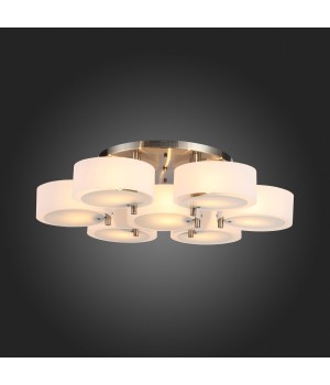 SL483.352.07 Светильник потолочный Бронза/Белый E27 7*60W FORESTA-foto4