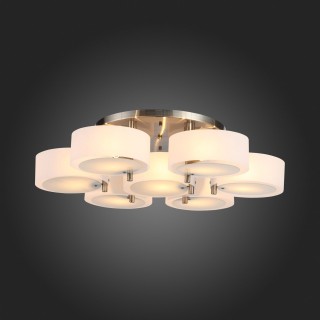 SL483.352.07 Светильник потолочный Бронза/Белый E27 7*60W FORESTA-foto4