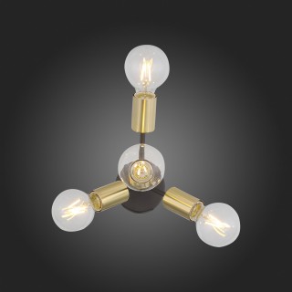 SL437.401.04 Бра ST-Luce Золотистый,Черный E27 4*60W FOGLIONE-foto9