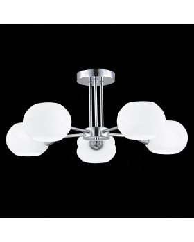 SLE104302-05 Люстра потолочная Хром/Белый E14 5*40W LANTA-foto3
