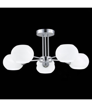 SLE104302-05 Люстра потолочная Хром/Белый E14 5*40W LANTA-foto3