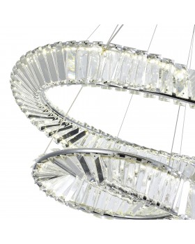 SL6204.101.02 Светильник подвесной ST-Luce Хром/Прозрачный LED 1*52W 4000K RITORTO-foto3