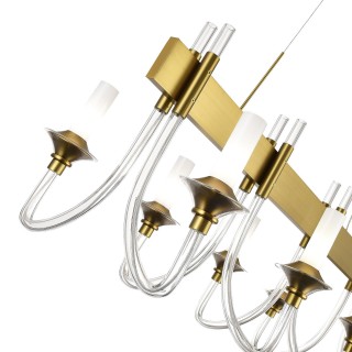 SL1241.213.08 Люстра подвесная ST-Luce Золотистый/Белый E14 8*40W VETRANO-foto3