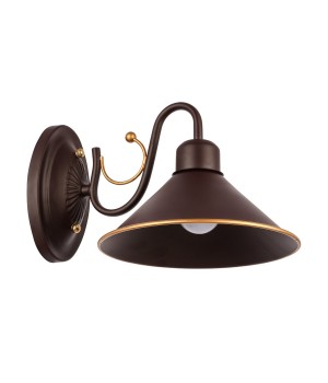 SLE120401-01 Светильник настенный Темно-коричневый/Черный E27 1*60W CIOLLA-foto2