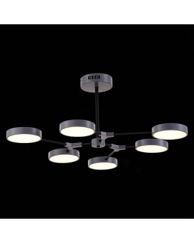 SLE6003-702-06 Светильник потолочный Серый/Серый LED 6*10W MONTA-foto6
