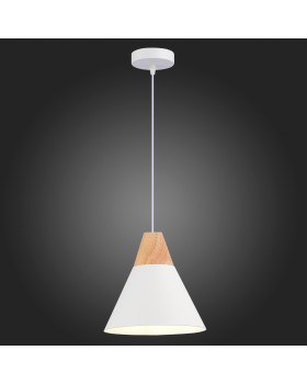 SLE125103-01 Подвес Белый/Белый, Светлое дерево E14 1*40W MODICA-foto5