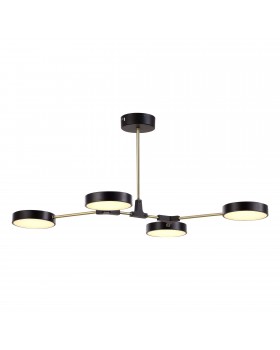 SLE6004-402-04 Светильник потолочный Черный/Черный LED 4*10W MONTA-foto2