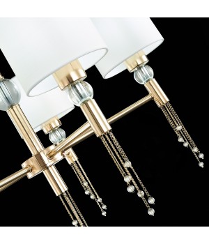 SLE105153-05 Светильник подвесной Золотистый/Белый E27 5*60W PRIMMA-foto6