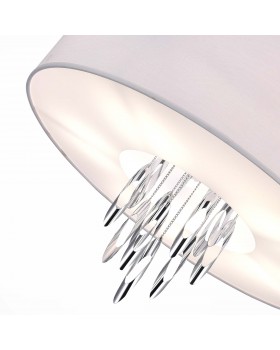 SL1353.103.05 Люстра подвесная ST-Luce Хром/Белый E14 5*60W Nettuno-foto3