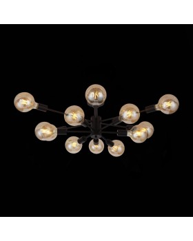 SL419.402.12 Люстра потолочная Черный E27 12*60W ANO-foto3