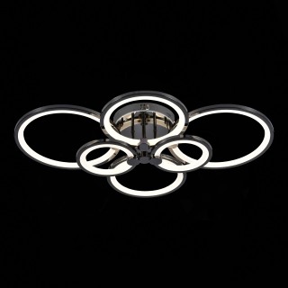 SLE200382-06 Светильник потолочный Темный хром/Белый LED 1*168W 3000-6000K LETO-foto2