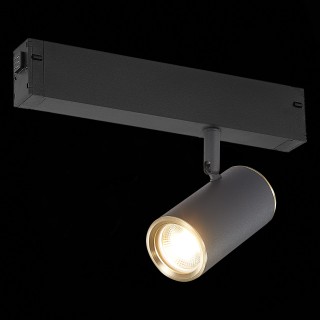 ST504.436.01 Св-к трек. Черный GU10 1*50W  IP20 L104xW54xH111 180-240V Без ламп SKYLINE 220-foto2