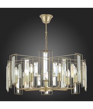 SLE103403-07 Люстра подвесная Шампань/Прозрачный E14 7*40W GIANO-foto7