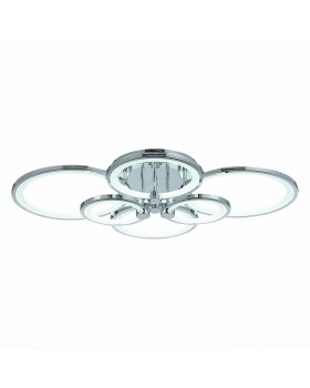 SLE200312-06 Светильник потолочный Хром/Белый LED 1*168W 3000-6000K LETO-foto3