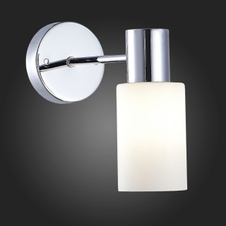 SLE1139-101-01 Бра Хром/Белый E14 1*60W GESSI-foto4