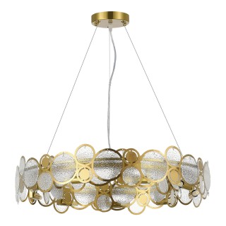 SL6133.303.09 Светильник подвесной ST-Luce Латунь/Прозрачный G9 9*5W 4000K SWATCH-foto2