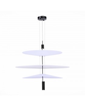 SL6101.413.01 Люстра подвесная ST-Luce Черный/Белый LED 1*15W 3000K Isola-foto2