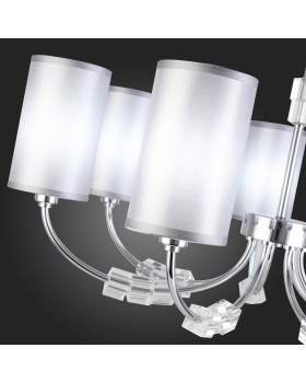 SLE156002-07 Люстра потолочная Хром/Серый E14 7*40W EMMI-foto3