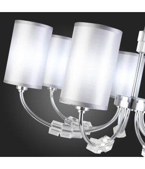 SLE156002-07 Люстра потолочная Хром/Серый E14 7*40W EMMI-foto3