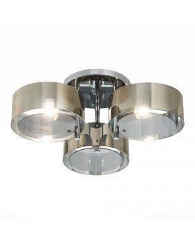 SL483.702.03 Люстра потолочная Хром/Дымчатый E27 3*40W FORESTA-foto3