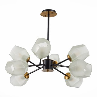 SLE205102-08 Люстра потолочная Латунь, Черный/Белый E27 8*60W TERRAMO-foto2