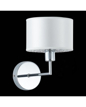 SLE105001-01 Светильник настенный Хром/Белый E14 1*40W BELGE-foto4
