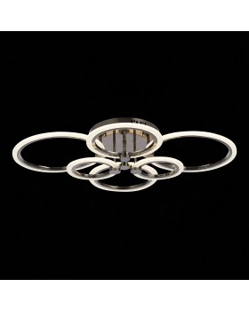 SLE500582-06 Светильник потолочный Темный хром/Белый LED 1*132W 3000-6000K CERINA-foto7