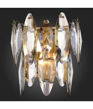 SL1227.301.02 Бра ST-Luce Латунь/Прозрачный E14 2*40W ANCONA-foto4