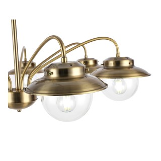 SLE110102-07 Люстра потолочная Античная бронза/Прозрачный E14 7*40W GARONNI-foto10