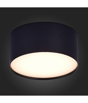 ST606.432.12 Светильник потолочный Черный LED 1*12W 3000K 1 080Lm Ra>85 120° IP20 D120xH55 185-265V Накладные светильники-foto4