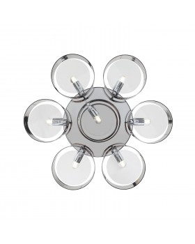 SL483.702.07 Светильник потолочный Хром/Дымчатый E27 7*40W FORESTA-foto13