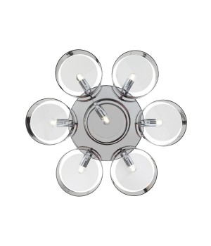 SL483.702.07 Светильник потолочный Хром/Дымчатый E27 7*40W FORESTA-foto13