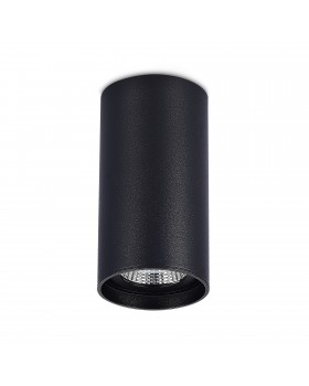 ST157.432.15 Светильник потолочный Черный LED 1*15W 3000K 1 200Lm Ra>90 60° IP44 D75xH140 220-265V Накладные светильники-foto2