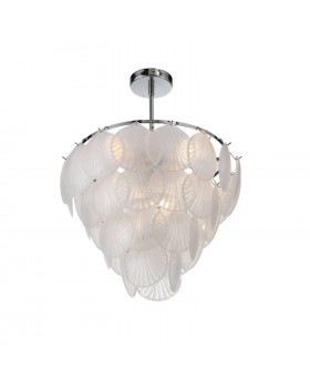 SLE104102-06 Люстра потолочная Хром/Белый E14 6*60W CHILLE-foto2