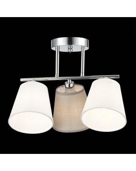 SLE300402-03 Люстра потолочная хром/белый, серый E14 3*40W PRATO-foto4