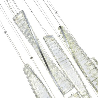 SL6205.103.09 Светильник подвесной ST-Luce Хром/Прозрачный LED 1*99W 3000K ELICA-foto3