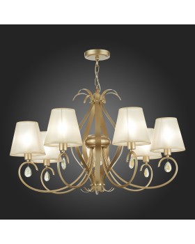 SLE111403-07 Люстра подвесная Шампань/Шампань E14 7*40W FOGGIA-foto7