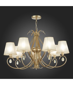 SLE111403-07 Люстра подвесная Шампань/Шампань E14 7*40W FOGGIA-foto7