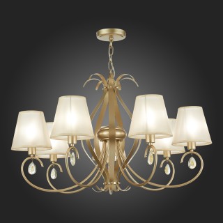 SLE111403-07 Люстра подвесная Шампань/Шампань E14 7*40W FOGGIA-foto7