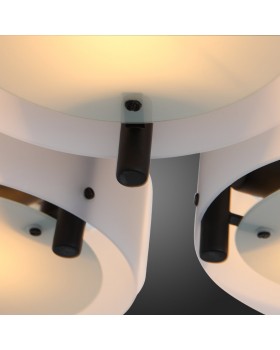 SL483.402.09 Люстра потолочная Черный/Белый E27 9*60W FORESTA-foto9