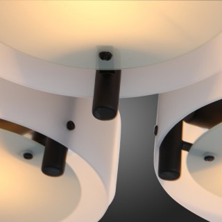 SL483.402.09 Люстра потолочная Черный/Белый E27 9*60W FORESTA-foto9