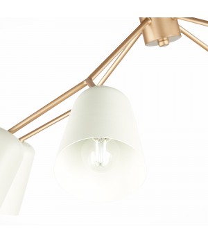 SLE155902-08 Люстра потолочная Золотистый/Белый E14 8*40W MARIO-foto14