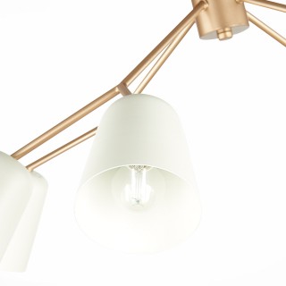 SLE155902-08 Люстра потолочная Золотистый/Белый E14 8*40W MARIO-foto14