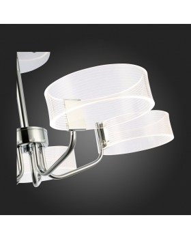 SLE283102-05 Люстра потолочная Хром/Белый LED 5*8W 3000K SOLLA-foto9