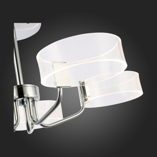 SLE283102-05 Люстра потолочная Хром/Белый LED 5*8W 3000K SOLLA-foto9