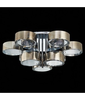 SL483.702.09 Светильник потолочный Хром/Дымчатый E27 9*40W FORESTA-foto10