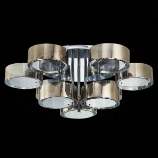 SL483.702.09 Светильник потолочный Хром/Дымчатый E27 9*40W FORESTA-foto10