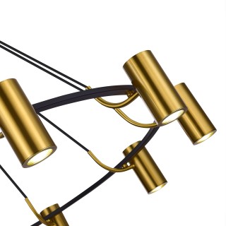 SL1215.403.10 Светильник подвесной ST-Luce Черный, Латунь/Латунь GU10 10*5W 4000K TALIA-foto3