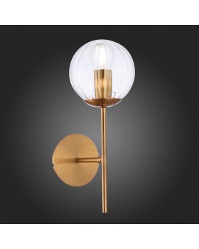 SLE220801-01 Бра Латунь/Прозрачный E14 1*40W ANDRIA-foto4